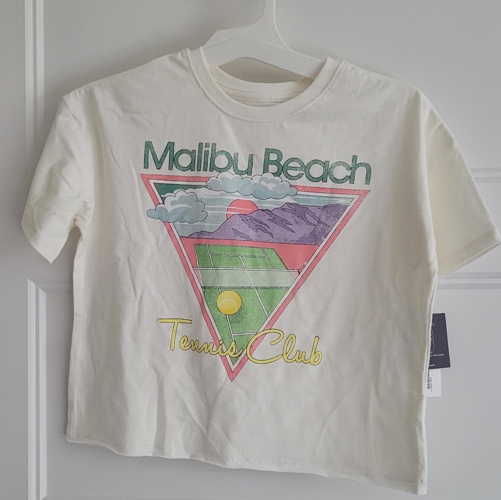 NWT Grayson Threads Malibu Beach Kids M 8 Graphic Tee